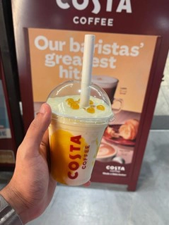 tropical mango bubble frappe