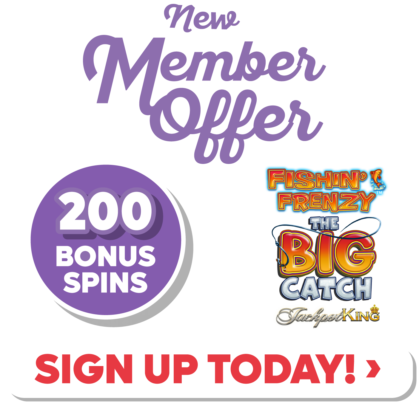 New Member Offer • 200 Bonus Spins when you deposit and spend £10 on Slots • SIGN UP TODAY ›